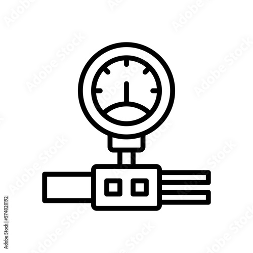 water meter icon for your website design, logo, app, UI. 