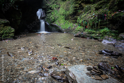 Merlin's Well, St Nectan's Glen, Cornwall photo