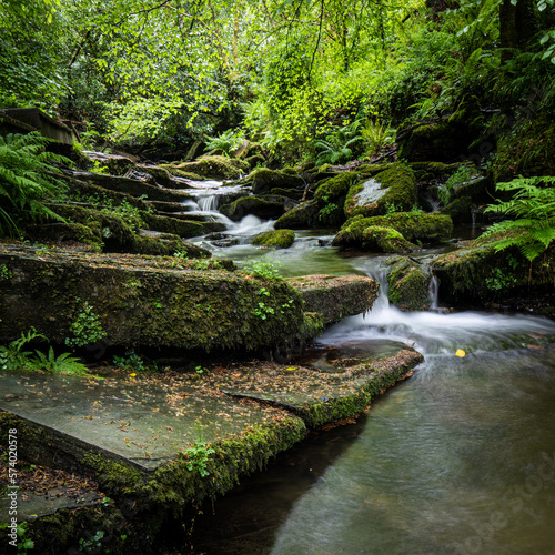 Merlin's Well, St Nectan's Glen, Cornwall photo