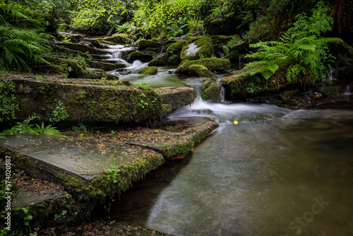 Merlin's Well, St Nectan's Glen, Cornwall photo