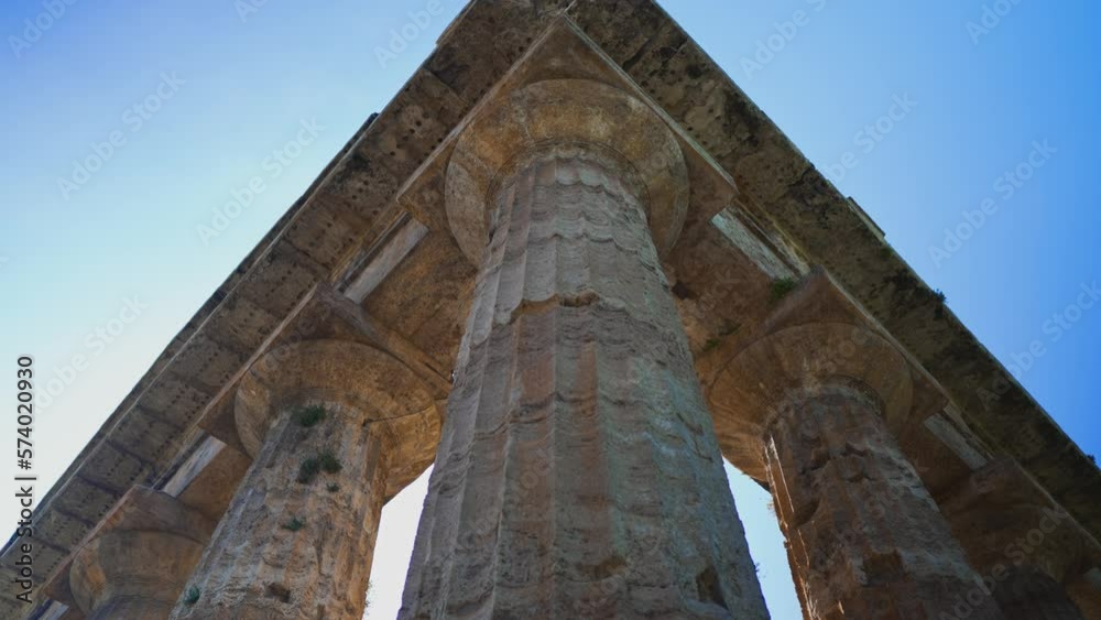 Second Temple of Hera in Paestum, Italy. Second Temple of Hera in Paestum, Italy.