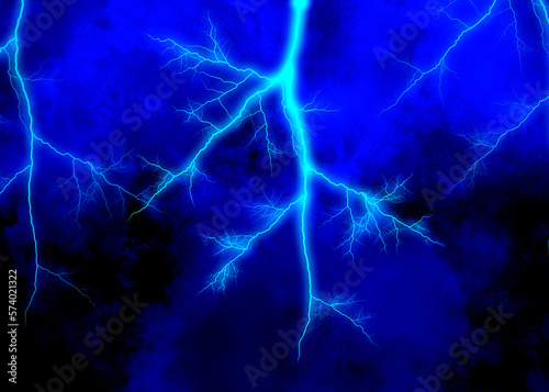 blue lightning bolt