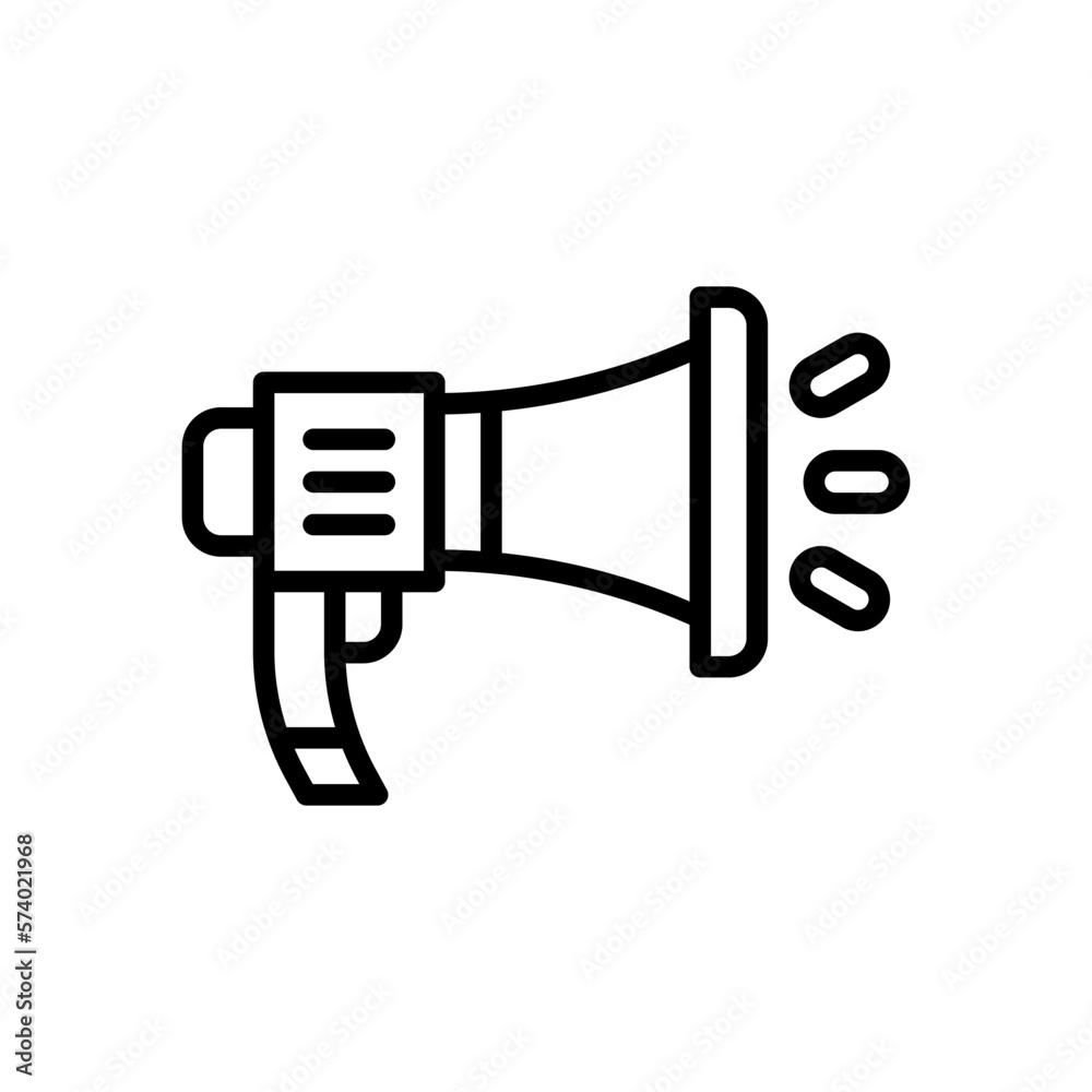 megaphone icon for your website design, logo, app, UI. megaphone icon for your website design, logo, app, UI.