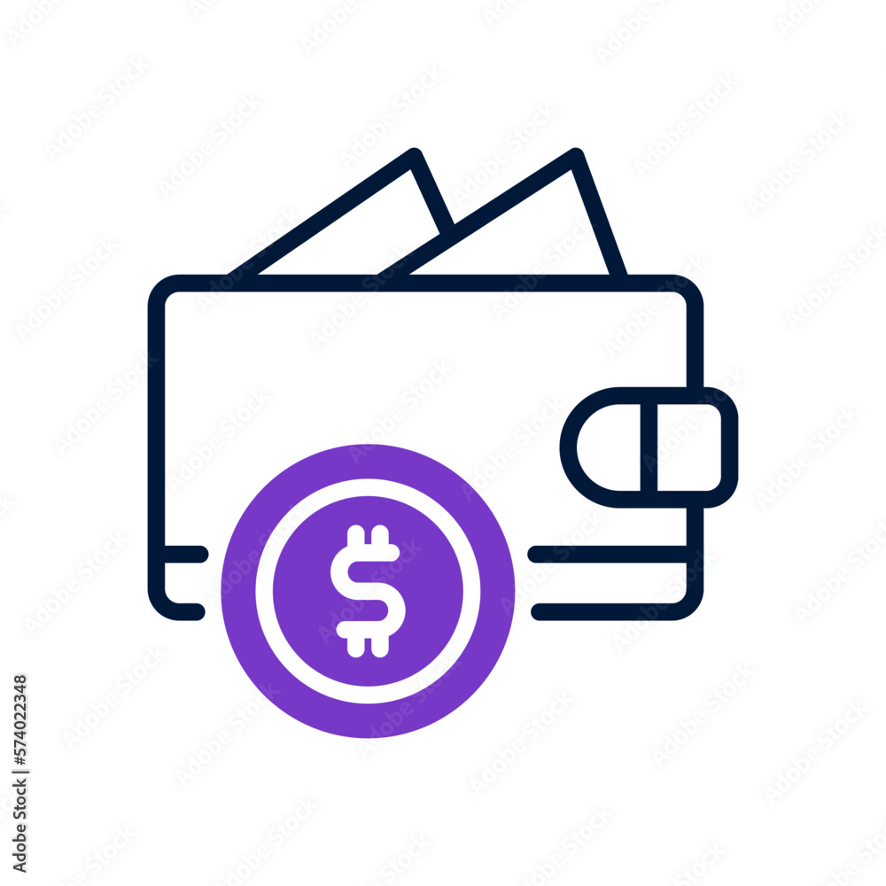 wallet icon for your website design, logo, app, UI. wallet icon for your website design, logo, app, UI.