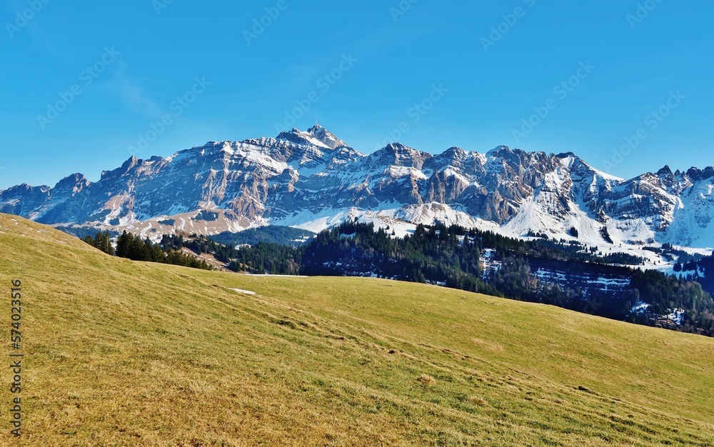 Bergkette des Alpsteins, Ostschweiz