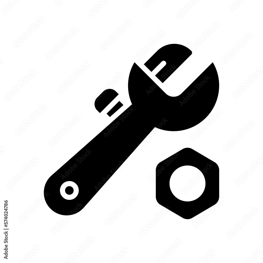 adjustable wrench icon for your website, mobile, presentation, and logo design. adjustable wrench icon for your website, mobile, presentation, and logo design.