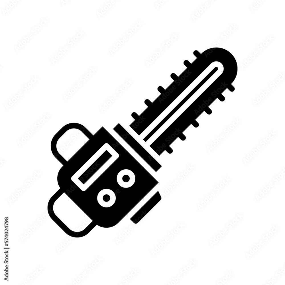 chainsaw icon for your website, mobile, presentation, and logo design. chainsaw icon for your website, mobile, presentation, and logo design.
