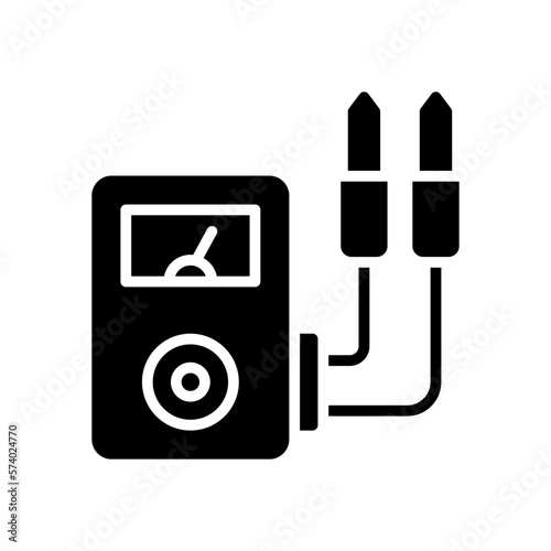 voltmeter icon for your website, mobile, presentation, and logo design. photo