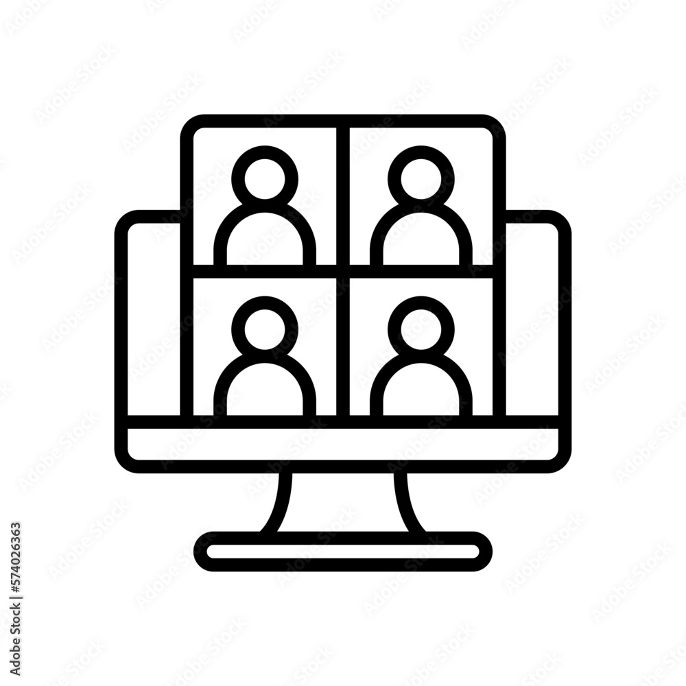 meeting icon for your website design, logo, app, UI. meeting icon for your website design, logo, app, UI.