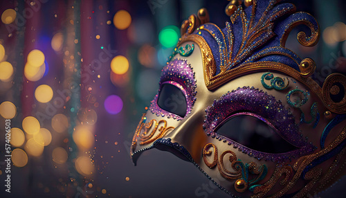 colorful carnival mask © natalikp