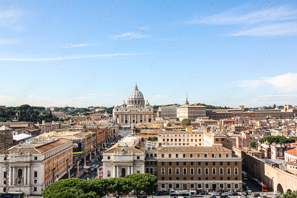 view of the vatican city