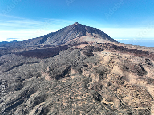 Drohnenaufnahme vom Teide auf Teneriffa