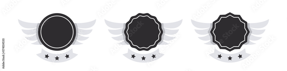 Fototapeta premium Winner labels. Award badge set. Award icons. Medal icons. Vector illustration