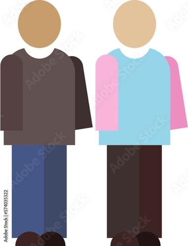 person and woman