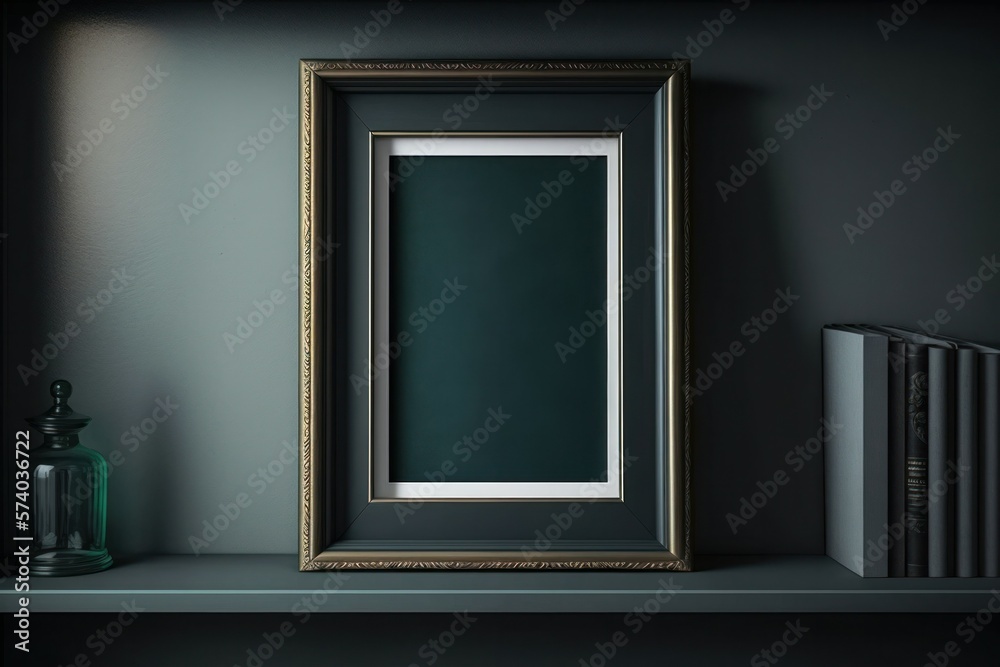 Empty frame - created with generative AI technology Empty frame - created with generative AI technology