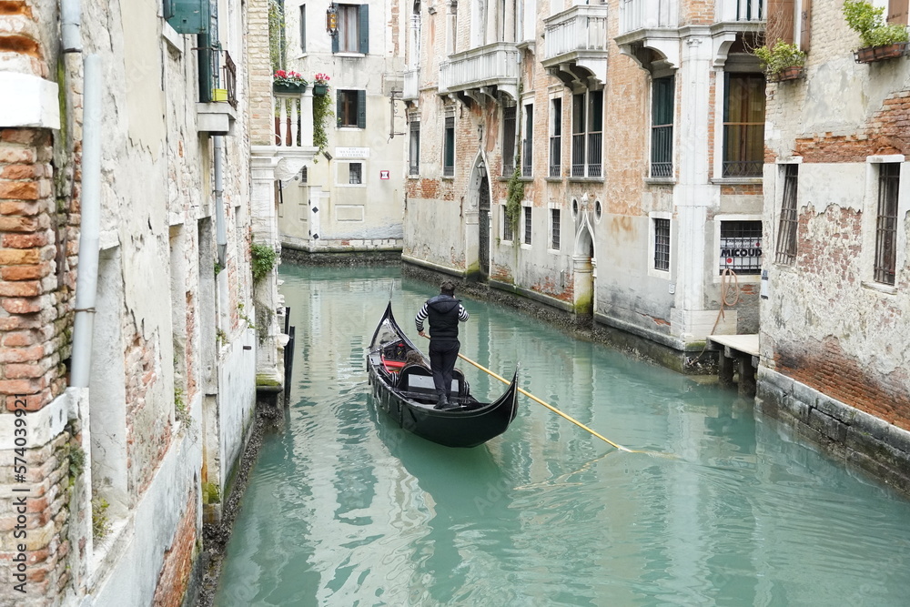 Beautiful Gondola on Venice canals