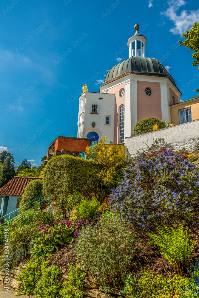 Portmeirion Italian Village, Wales, UK Portmeirion Italian Village, Wales, UK