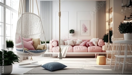 nice and beauty livingroom interior