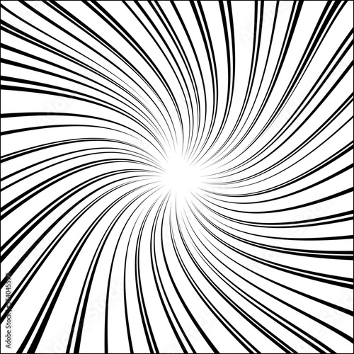 A Curved Comic and Cartoon Background Effect