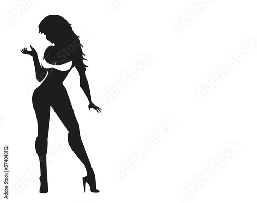 sexy woman vector, sexy woman silhouettes vector
