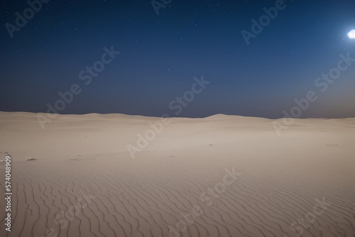 sand dunes and sky, generative ai 