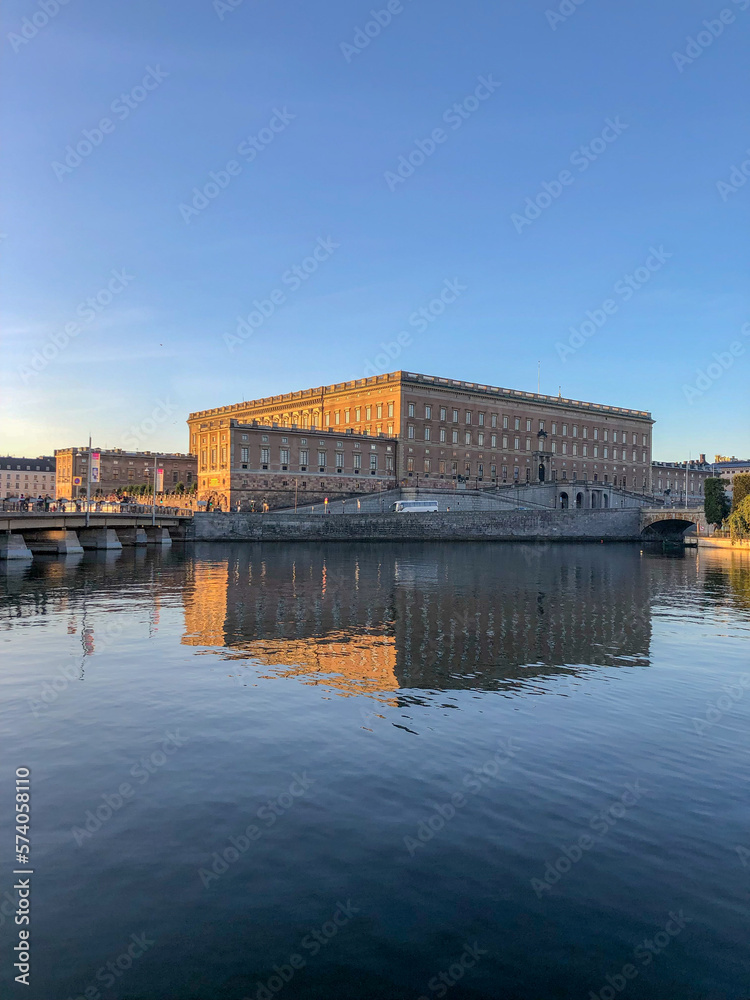 Exteriori view of The Royal Palace in Stockholm