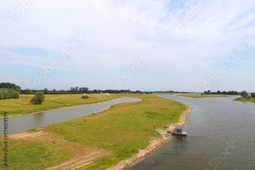 River the IJssel in Holland