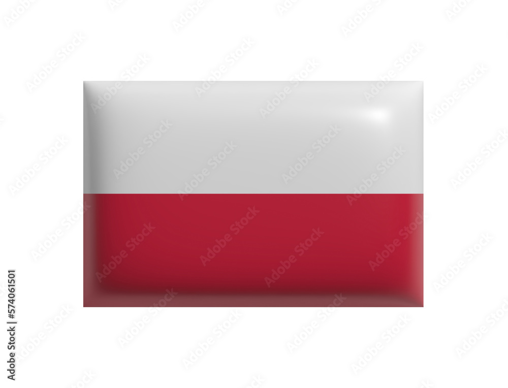Poland flag isolated. National flag with white and red colors. Cartoon design icon. 3d rendering. PNG with transparent background. Flat lay Poland flag isolated. National flag with white and red colors. Cartoon design icon. 3d rendering. PNG with transparent background. Flat lay