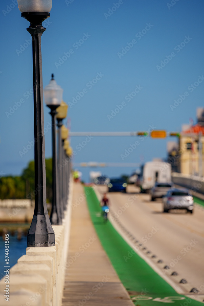 Image of the Miami Venetian Causeway bridge Image of the Miami Venetian Causeway bridge
