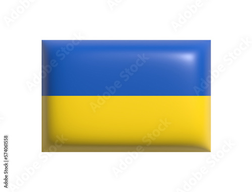 Free Download Ukraine flag isolated. National flag with blue and yellow colors. Cartoon design icon. 3d rendering. PNG with transparent background - GFXLoad