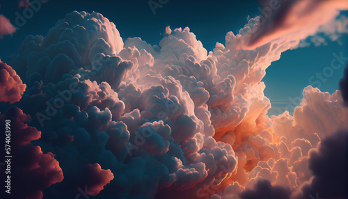Cloud Background Generate Ai