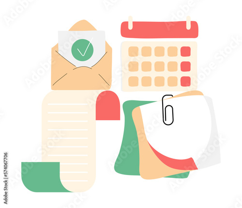 Deadline calendar vector icon. Attention or reminder notification of event. Notification on online calendar or planner.