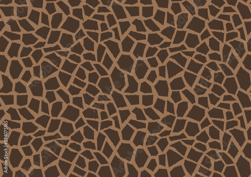 Giraffe coat pattern. Animal print design.