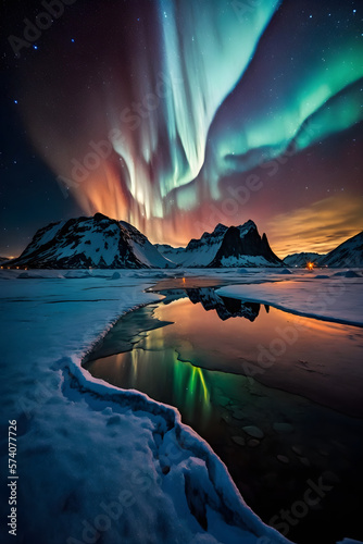 The Shimmering Hues of the Northern Lights
