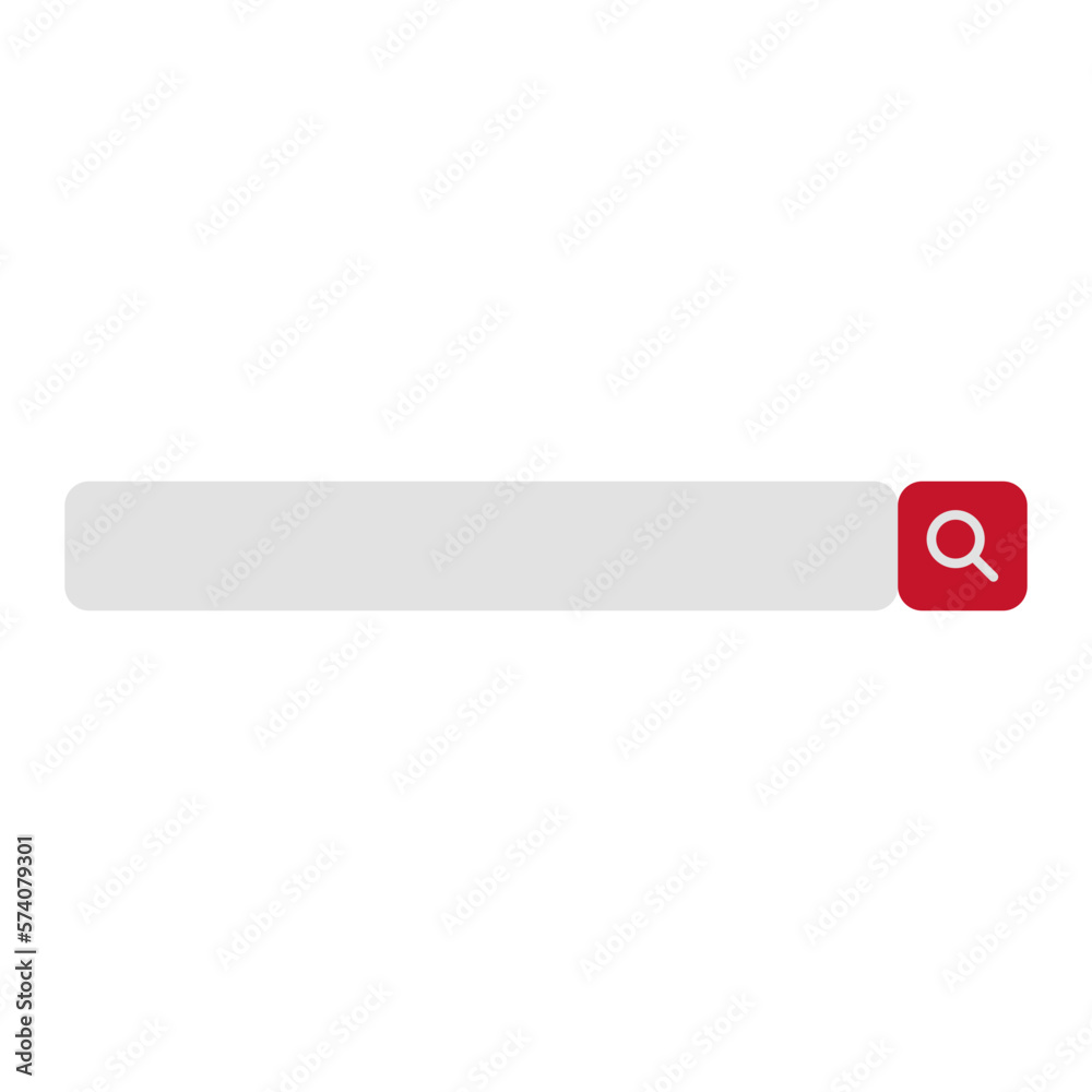 Search Bar Button Vector Design