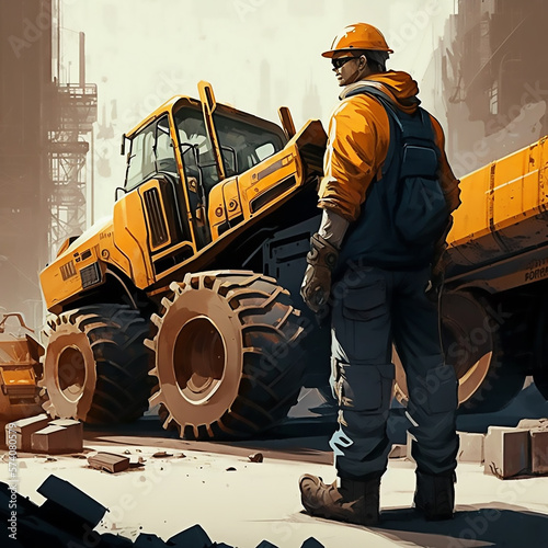 Men working in construction