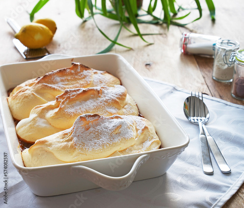 Salzburger Nockerln frisch aus dem Backofen 