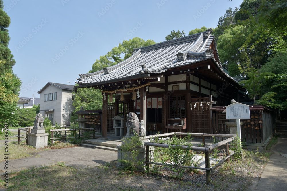 新熊野神社　本殿と拝殿　京都市東山区今熊野