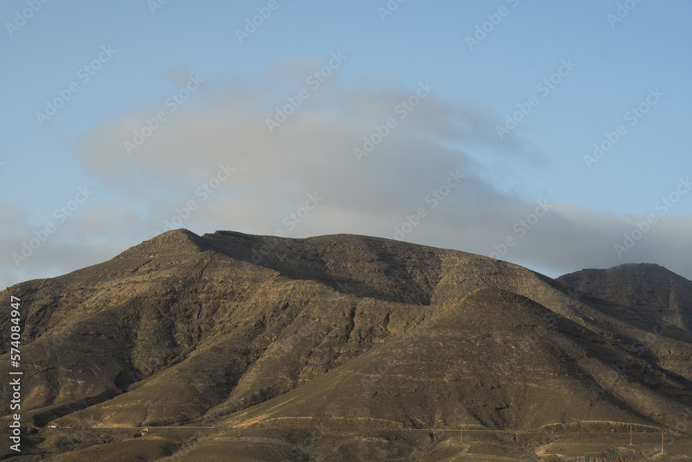 Volcanic landscape in the municipality of La Oliva in Fuerteventura Volcanic landscape in the municipality of La Oliva in Fuerteventura