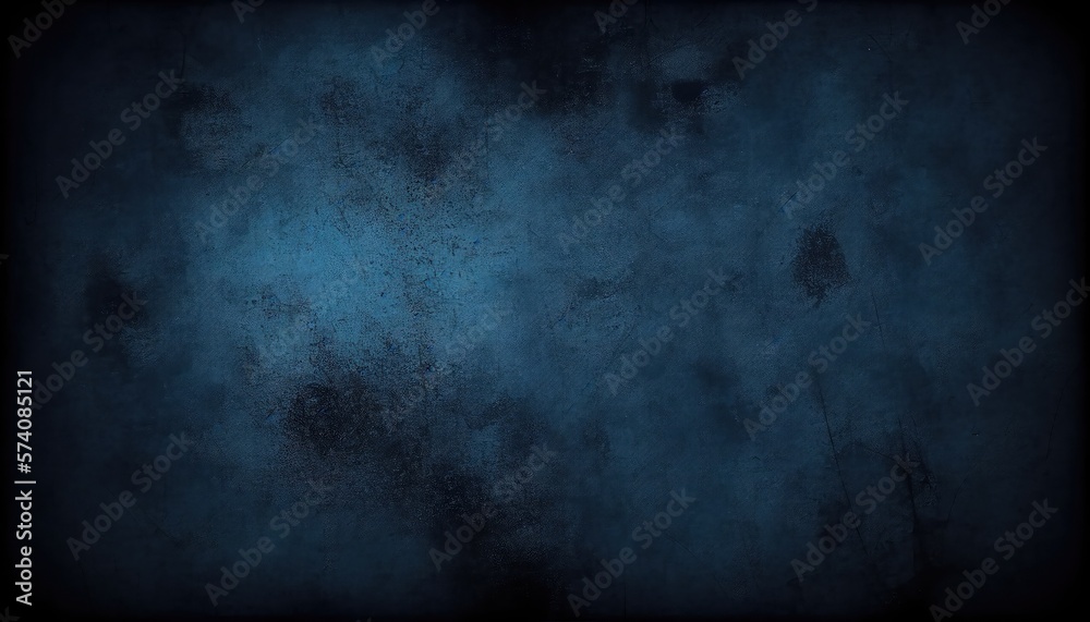 Dark blue navy textured background, grunge wall backdrop