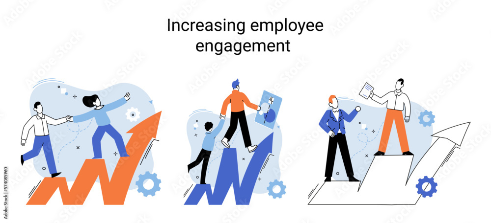 Increasing employee engagement, fellow workers assessment. Making career development plan, professional roadmaps for employees in company, development prospects and ways to achieve their goals