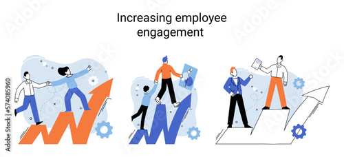 Increasing employee engagement, fellow workers assessment. Making career development plan, professional roadmaps for employees in company, development prospects and ways to achieve their goals