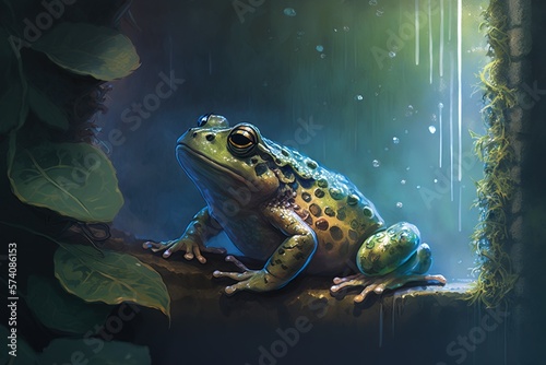 Tales from across the Ruptured Walls: An Elusive Journey to Unveil a Mystic Frog Generative AI