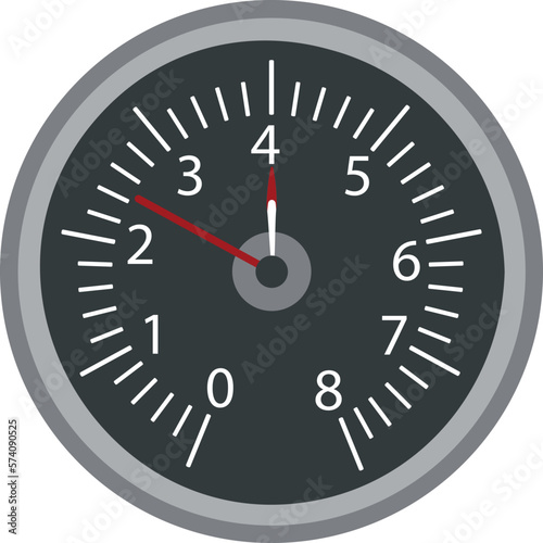 Car gauge icon cartoon vector. Auto tuning. Service turbo