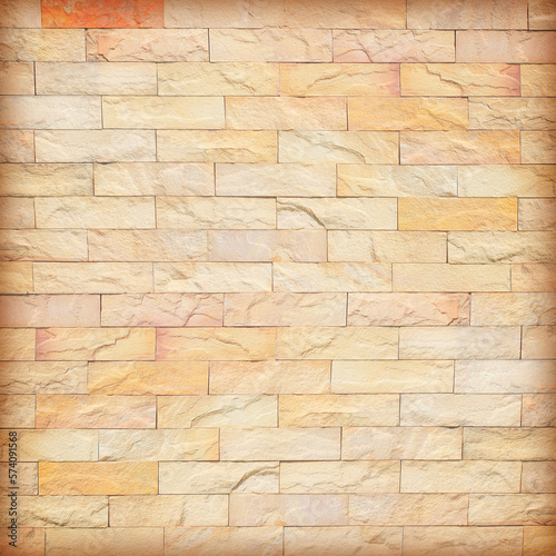 Texture of the stone wall for background,Sandstone wall background,Pattern of Sandstone Brick Wall Surface
