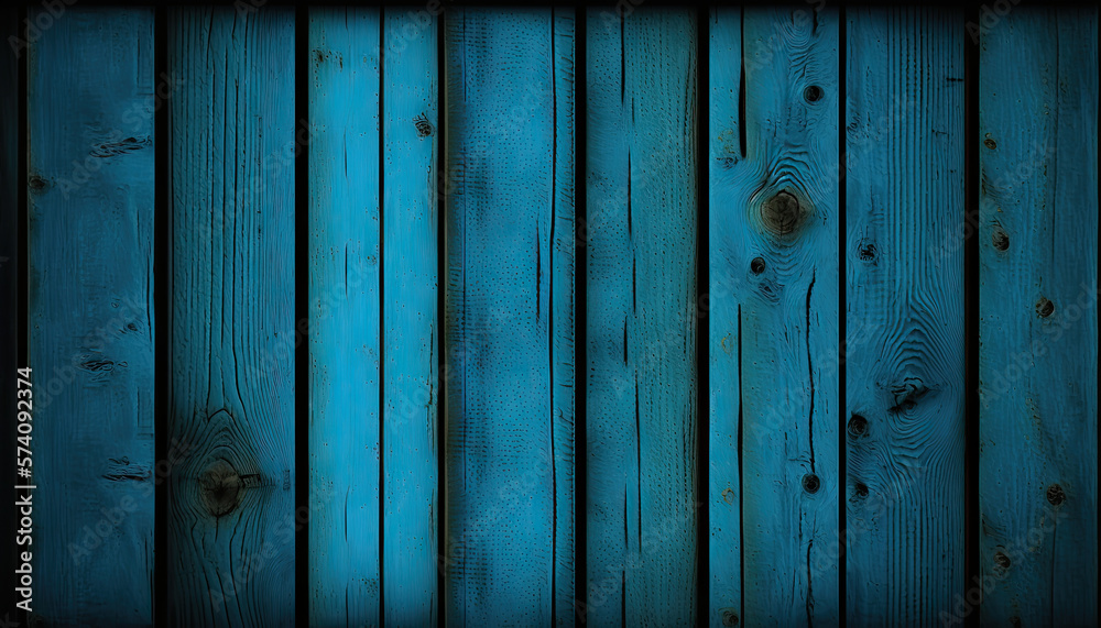 Background blue wood created with generative AI Background blue wood created with generative AI