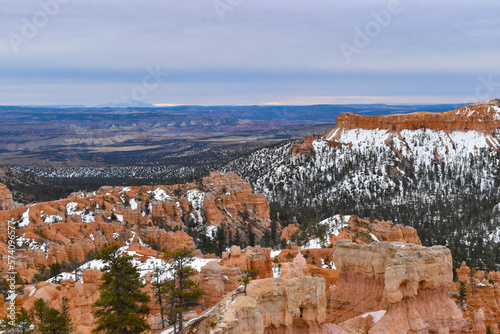 Winter in Canyon Bryce National Park, Utah