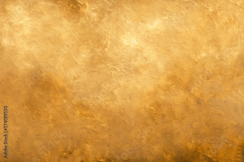 Gold texture background with gradients shadow. Abstract gold background. Generative AI.
