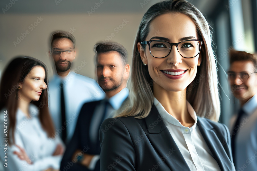Female business lady manager (AI Generated) Female business lady manager (AI Generated)