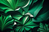 abstract green background made with generative ai